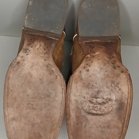 JB Dillon Patriotic American Flag Western Cowboy Boots Men’s 12D - Picture 6 of 13